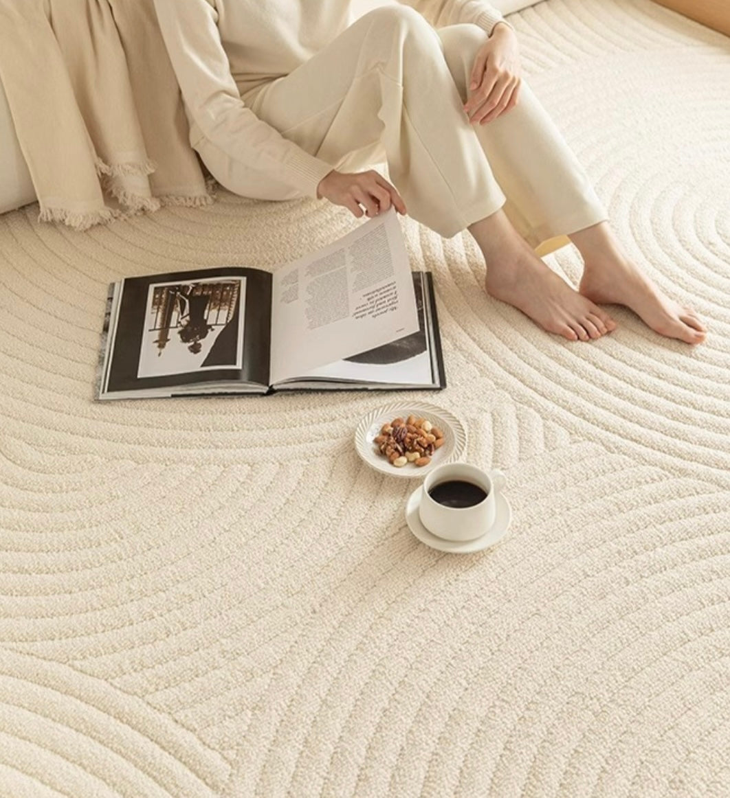 「Waterproof Collection」 -French Cream Style Rug 006