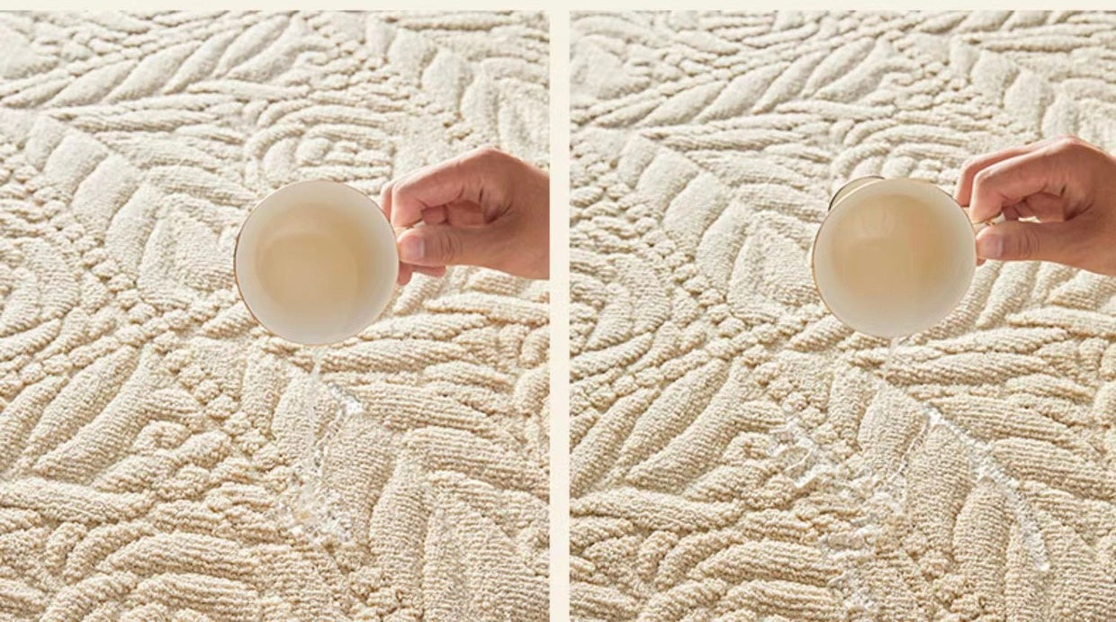 「Waterproof Collection」 -French Cream Style Rug 004