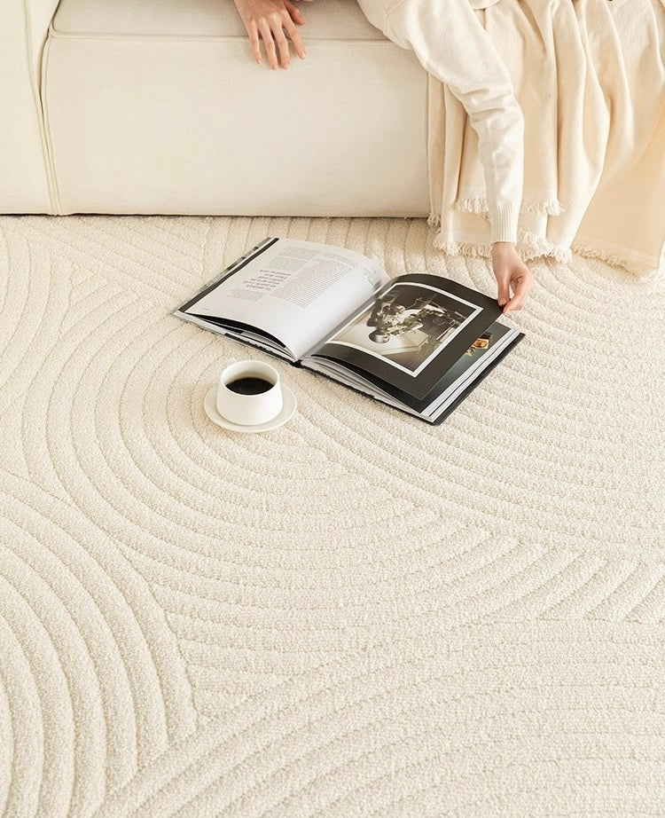 「Waterproof Collection」 -French Cream Style Rug 006