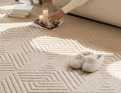 「Waterproof Collection」 -French Cream Style Rug 002