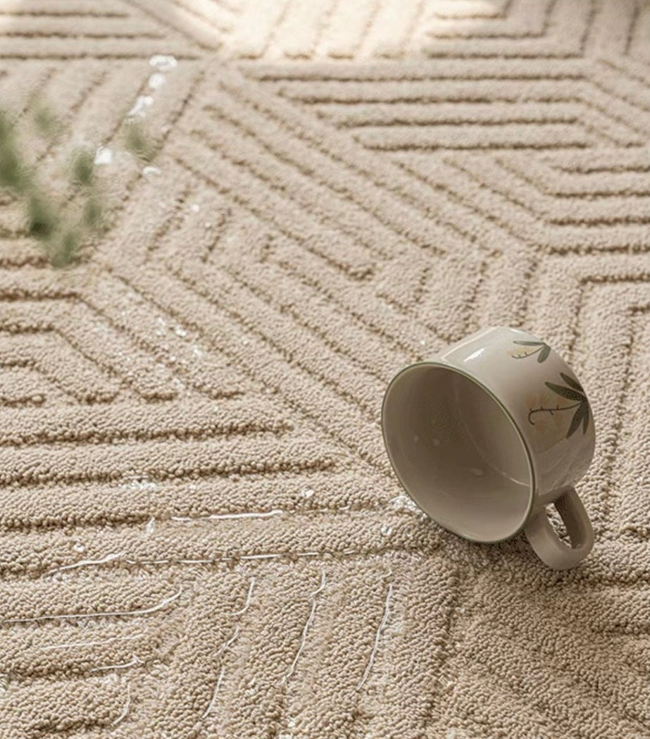 「Waterproof Collection」 -French Cream Style Rug 002