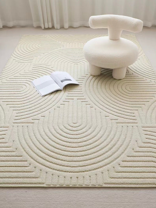 「Waterproof Collection」 -French Cream Style Rug 001