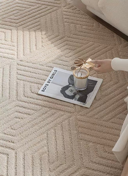 「Waterproof Collection」 -French Cream Style Rug 002