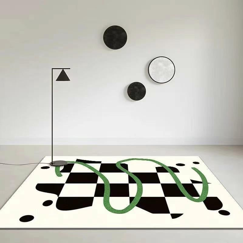 「Vintage Style」- Checkerboard Rug