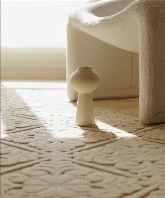 「Waterproof Collection」 -French Cream Style Rug 004