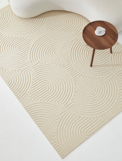 「Waterproof Collection」 -French Cream Style Rug 001