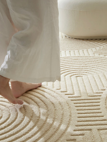 「Waterproof Collection」 -French Cream Style Rug 001